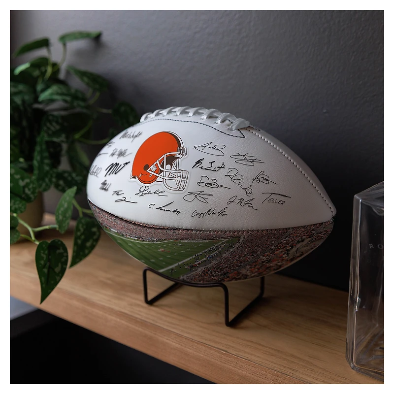 Logo Brands Cleveland Browns 2025 Autograph Signature Football