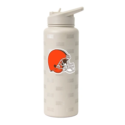 Logo Brands Cleveland Browns 34oz. Sand Ghost Quencher Bottle
