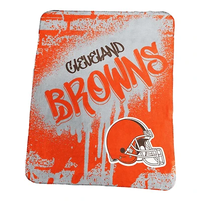 Logo Brands Cleveland Browns 50" x 60" Classic Graffiti Fleece Throw Blanket