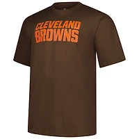 Men's Fanatics  Brown Cleveland Browns Big & Tall Number One Dad T-Shirt