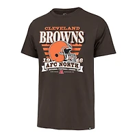 T-shirt rétro à rayures Cleveland Browns '47 pour homme, motif Franklin