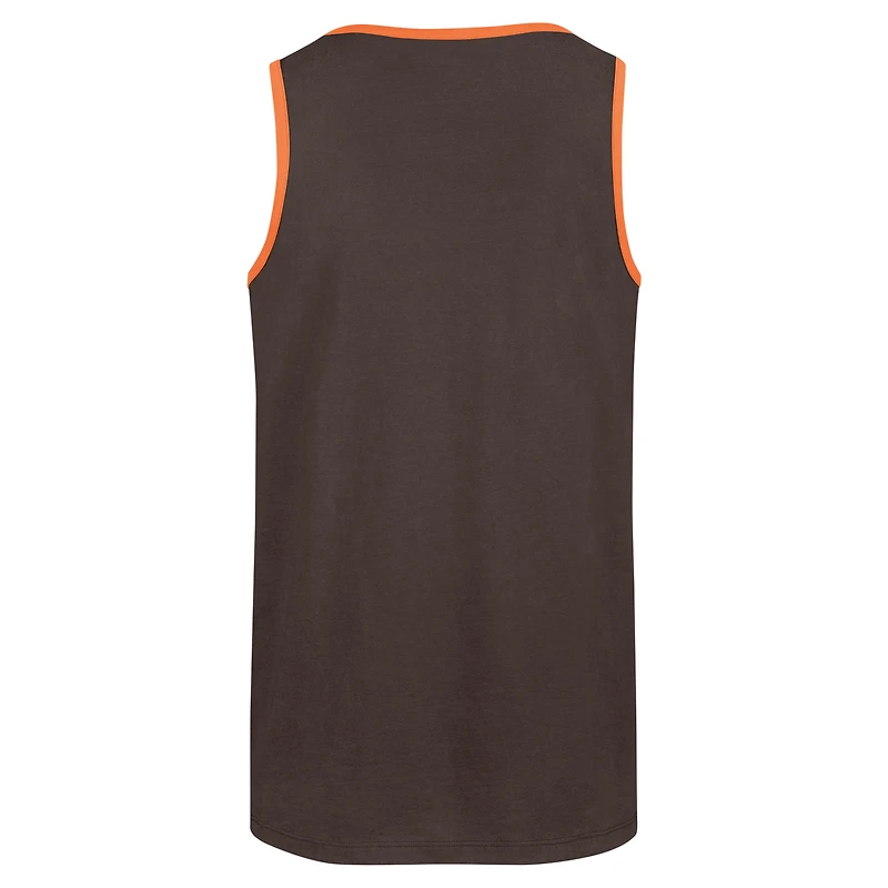 Men's '47 Brown Cleveland Browns Upload Franklin Tank Top