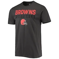 T-shirt '47 Cleveland Browns Dark Ops Super Rival anthracite pour homme