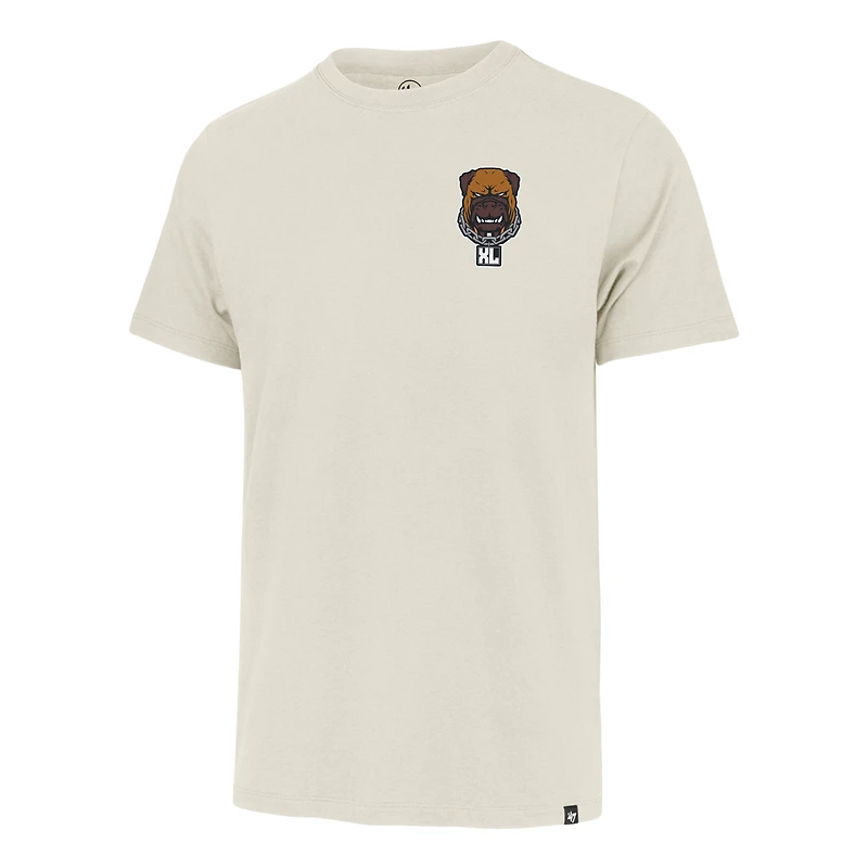 Men's '47 Cream Cleveland Browns Dawg Pound XL Backer Franklin T-Shirt