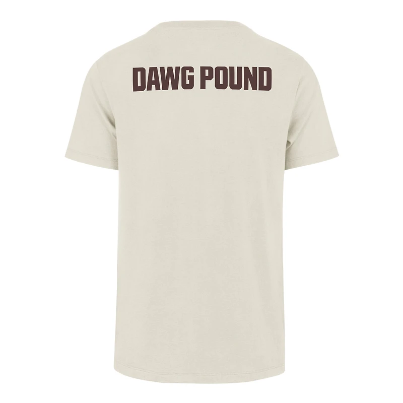 T-shirt pour homme « 47 Cream » des Cleveland Browns, Dawg Pound XL, Backer Franklin