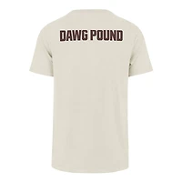 T-shirt pour homme « 47 Cream » des Cleveland Browns, Dawg Pound XL, Backer Franklin