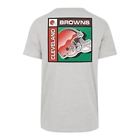 T-shirt Franklin gris chromé des Cleveland Browns, modèle 1947, pour homme