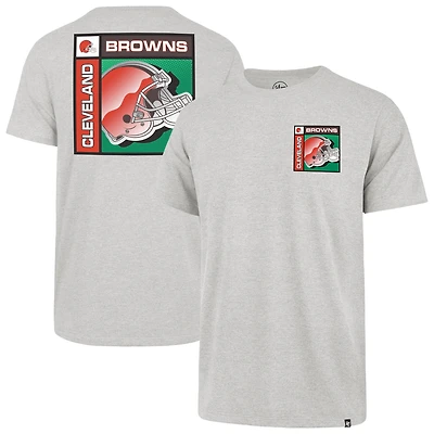 T-shirt Franklin gris chromé des Cleveland Browns, modèle 1947, pour homme
