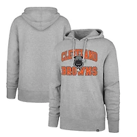 Sweat à capuche gris pour homme '47 Cleveland Browns Dawg Pound XL Velocity Headline