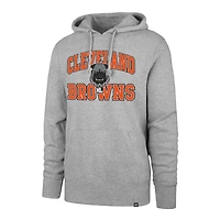 Sweat à capuche gris pour homme '47 Cleveland Browns Dawg Pound XL Velocity Headline