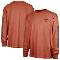 T-shirt à manches longues rétro orange Cleveland Browns '47 pour homme, Cairn Ravine Foundation