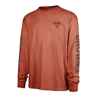 T-shirt à manches longues rétro orange Cleveland Browns '47 pour homme, Cairn Ravine Foundation