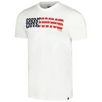 T-shirt Franklin '47 blanc avec drapeau des Cleveland Browns pour hommes