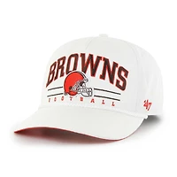 Men's '47 White Cleveland Browns Roscoe Hitch Adjustable Hat