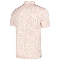 Polo Motion Antigua blanc/orange pour homme des Cleveland Browns