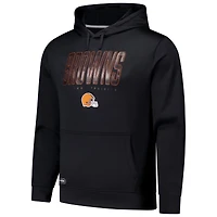 Sweat à capuche authentique noir Cleveland Browns Combine pour homme