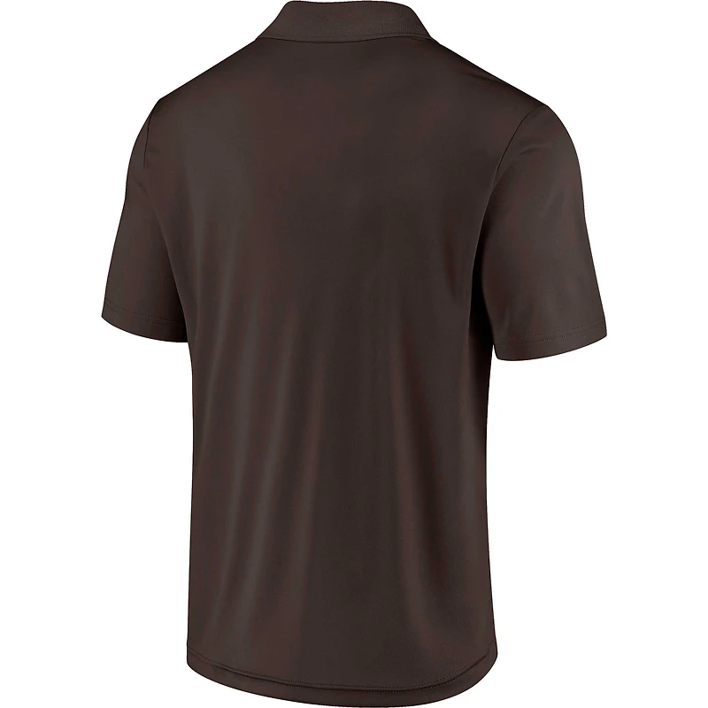 Men's Brown/Orange Cleveland Browns Dueling Two-Pack Polo Set