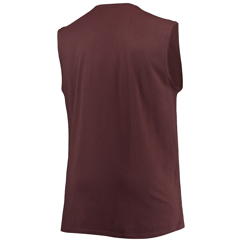 Débardeur marron Cleveland Browns pour homme, grandes tailles