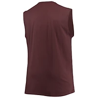 Débardeur marron Cleveland Browns pour homme, grandes tailles