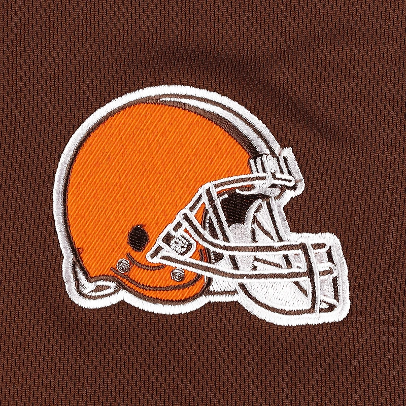 Polo Cleveland Browns Big & Tall Team Color pour homme marron