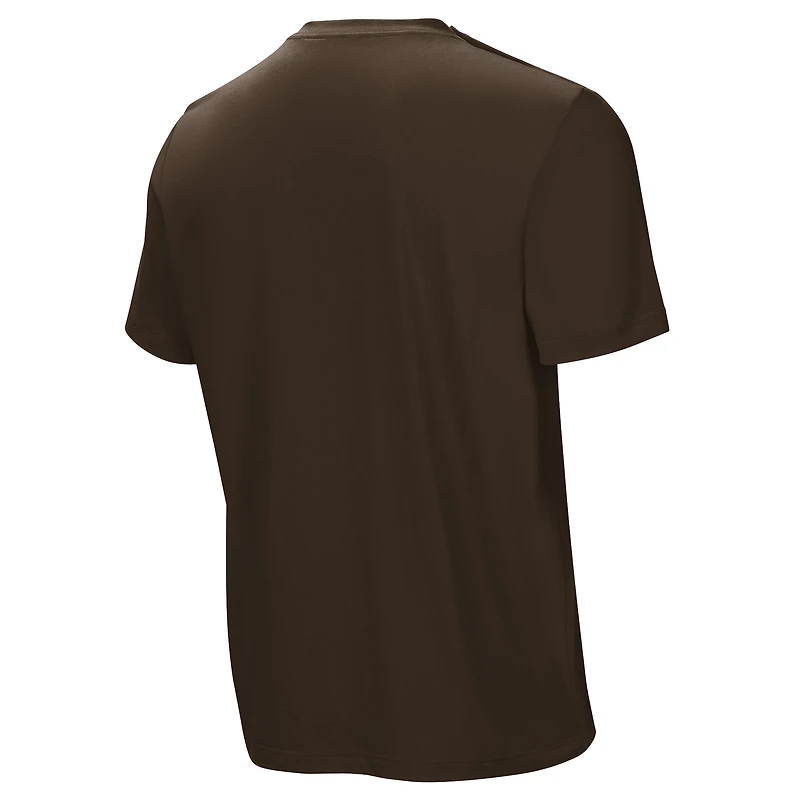 T-shirt adaptatif marron pour hommes des Cleveland Browns Home Team