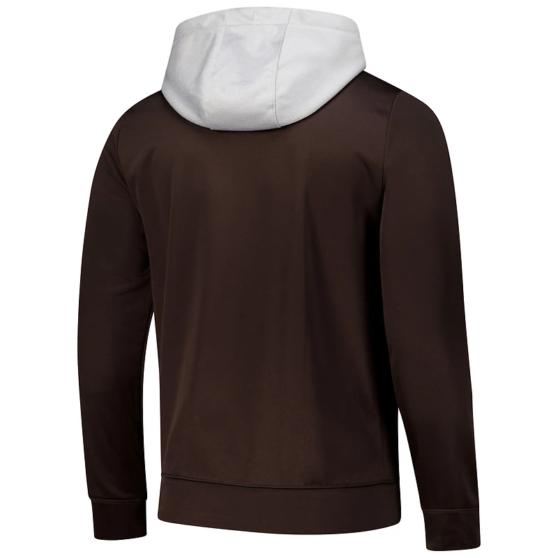 Veste à capuche entièrement zippée Cleveland Browns Replay Fashion Graphic pour homme de coloris marron