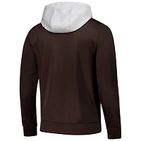 Veste à capuche entièrement zippée Cleveland Browns Replay Fashion Graphic pour homme de coloris marron