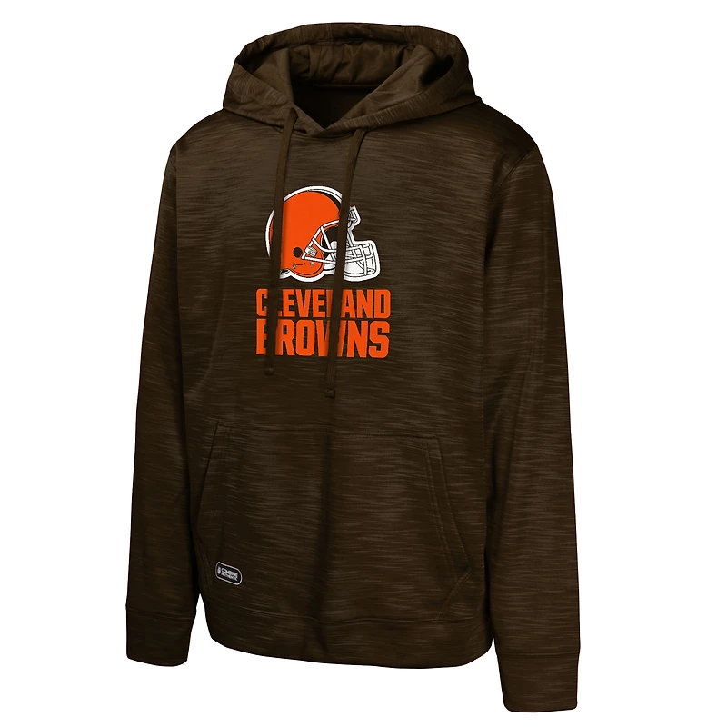 Men's Brown Cleveland Browns Streak Fleece Pullover Hoodie