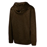 Men's Brown Cleveland Browns Streak Fleece Pullover Hoodie