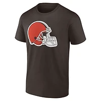 T-shirt authentique personnalisé avec nom et numéro de l'équipe des Cleveland Browns, gris, pour homme