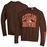 Men's Champion  Brown Cleveland Browns Powerblend Fleece Sweatshirt