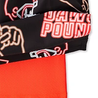 Men's Chubbies Brown Cleveland Browns The Neon 5.5" Classic Lined Swim Trunks