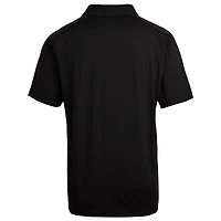 Men's Cutter & Buck Black Cleveland Browns Prospect Textured Stretch Big Tall Polo