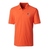 Men's Cutter & Buck Orange Cleveland Browns Big Tall Forge Stretch Polo