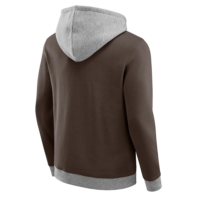 Sweat à capuche marron Darius Rucker pour homme, collection Fanatics, entraîneur des Cleveland Browns