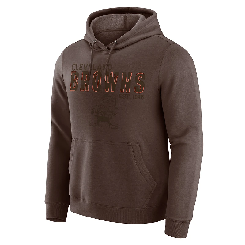 Sweat à capuche marron pour homme Darius Rucker Collection by Fanatics, Cleveland Browns