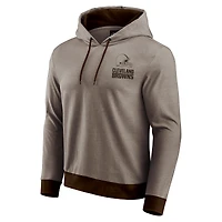 Sweat à capuche en tricot ton sur pour homme de la collection Darius Rucker Fanatics, marron, Cleveland Browns