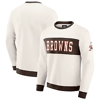 Sweat-shirt ras du cou colorblock crème pour homme de la collection Darius Rucker par Fanatics