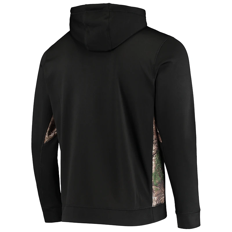 Dunbrooke Black/Realtree Camo Cleveland Browns Decoy Tech Fleece Sweat à capuche entièrement zippé pour homme