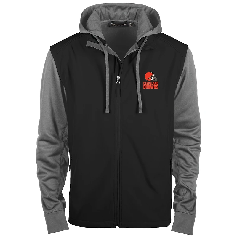 Men's Dunbrooke Black Cleveland Browns Alpha Full-Zip Jacket