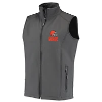Dunbrooke Charcoal Cleveland Browns Circle Archer Veste Softshell Full-Zip pour hommes