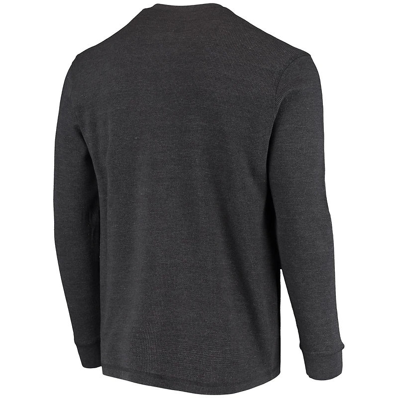 T-shirt thermique à manches longues Dunbrooke Charcoal Cleveland Browns Logo Maverick pour homme