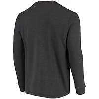 T-shirt thermique à manches longues Dunbrooke Charcoal Cleveland Browns Logo Maverick pour homme