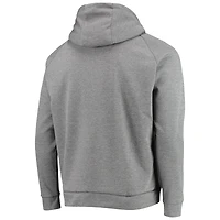 Chandail à capuchon raglan Cleveland Browns Shag Tri-Blend glissière intégrale Dunbrooke Charcoal pour hommes