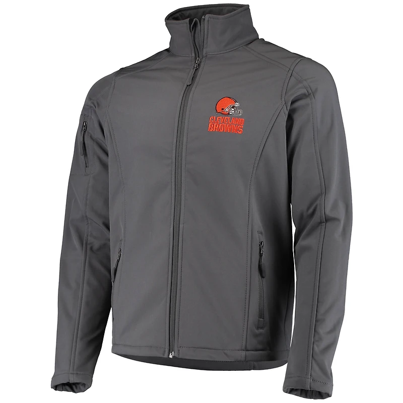 Blouson à fermeture éclair intégrale Dunbrooke Charcoal Cleveland Browns Sonoma pour hommes