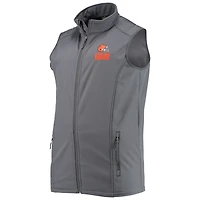 Dunbrooke Heathered Charcoal Cleveland Browns pour hommes Tailles Big & Tall Archer Softshell Full-Zip Vest