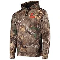 Men's Dunbrooke Realtree Camo Cleveland Browns Circle Champion Tech Fleece Pullover Hoodie