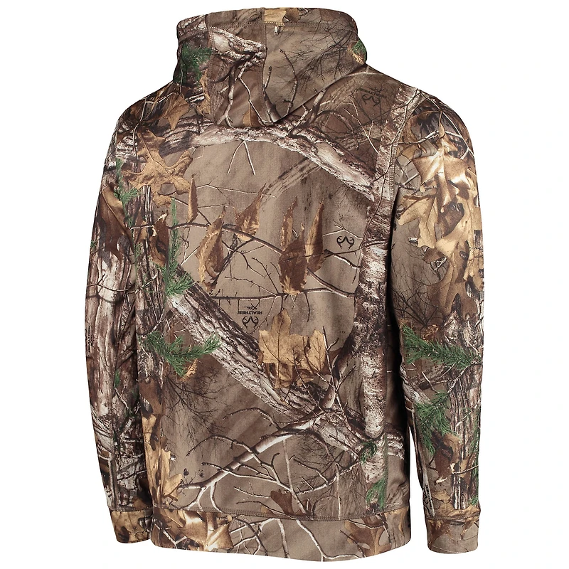 Men's Dunbrooke Realtree Camo Cleveland Browns Circle Champion Tech Fleece Pullover Hoodie