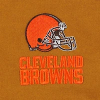 Men's Dunbrooke Tan Cleveland Browns Journey Workwear Tri-Blend Full-Zip Jacket