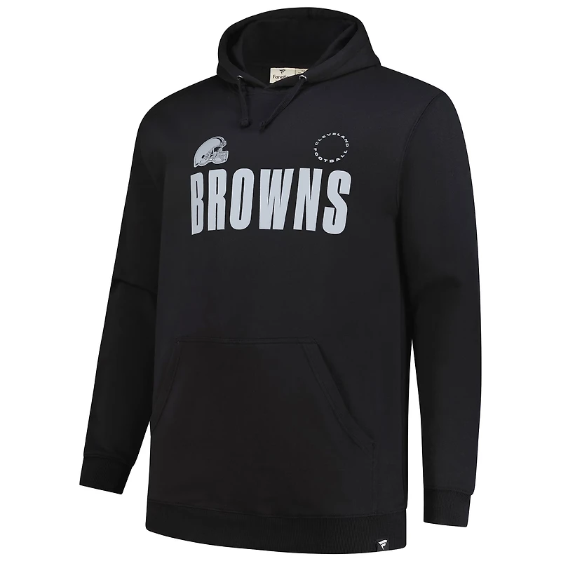 Sweat à capuche noir Fanatics pour homme, grand et grand, Chip Shot, Cleveland Browns